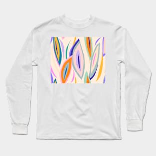 Abstract Summer Long Sleeve T-Shirt